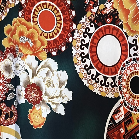 Floral Bohemian Abstract Design Dress - Picture 7 of 8